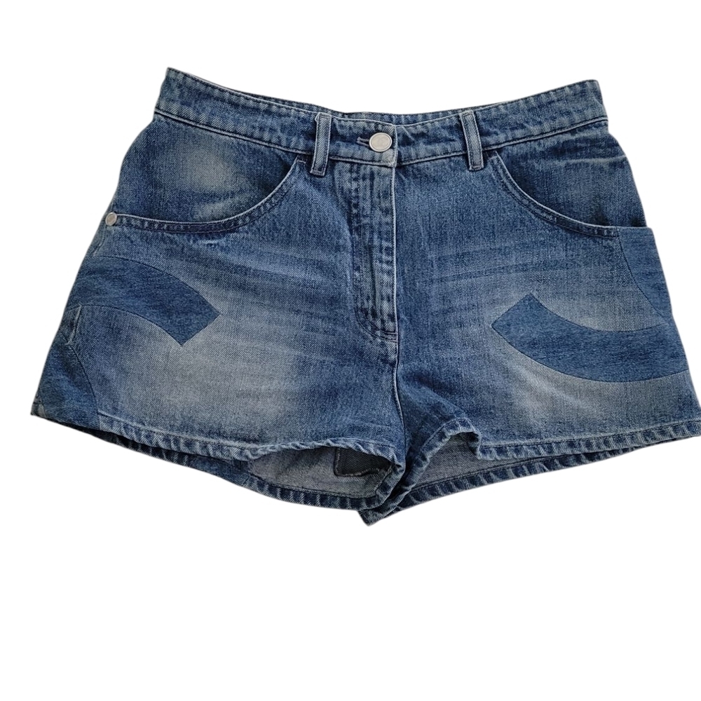 Chanel Denim Blue Women's Shorts